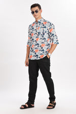 Trendy Elephant White Short Kurta