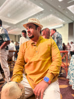 Radiate Elegance in Yellow Kurta