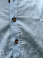 Light Blue Printed Short Kurta